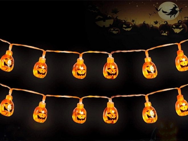 Viseća LED bundeva girlanda za Halloween