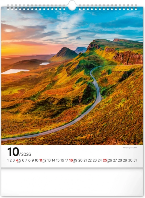 Zidni kalendar Inspiracija 2026
