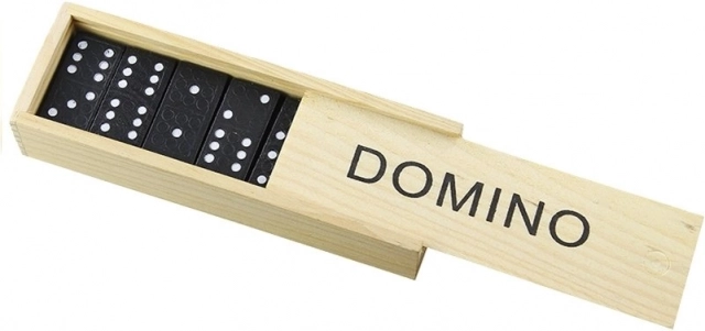 Domine u drvenoj kutijici – 28 pločica