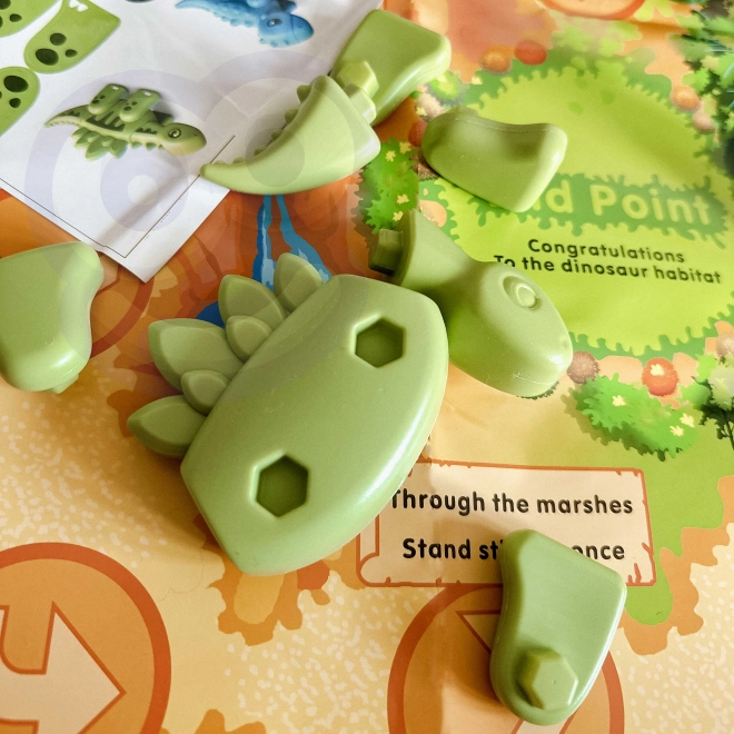 Konstruktorski set Dinosaurusi 2u1 društvena igra