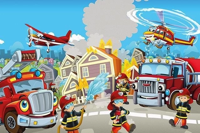 Drvene puzzle Vatrogasci – heroji 50 dijelova