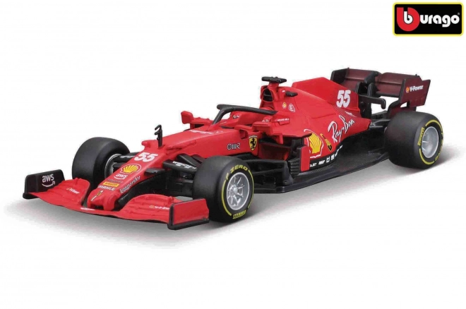 Ferrari Racing F1 SF21 Carlos Sainz s kacigom