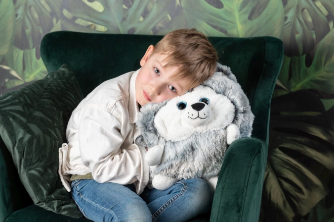 Cozy Noxxiez HW702 Husky - topli plišani jastuk 3 u 1
