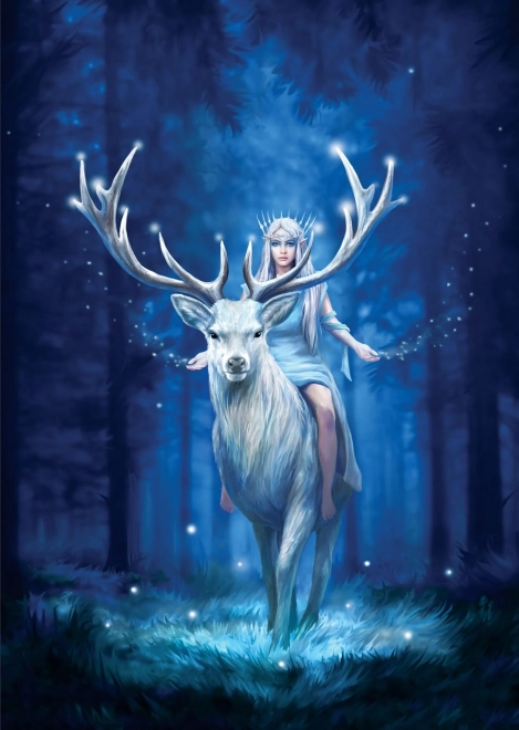 ART PUZZLE Sklapanje slagalica Anne Stokes: Čarobna šuma 1000 komada