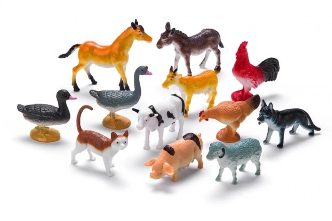 FAUNICA Životinje na farmi - set od 12 figura