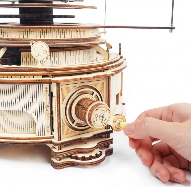 RoboTime 3D drvene mehaničke puzzle Planetarij
