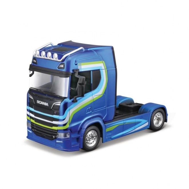 Bburago 1:43 Prijevoznici Prilagođene Kabine Scania 770S – Plavi