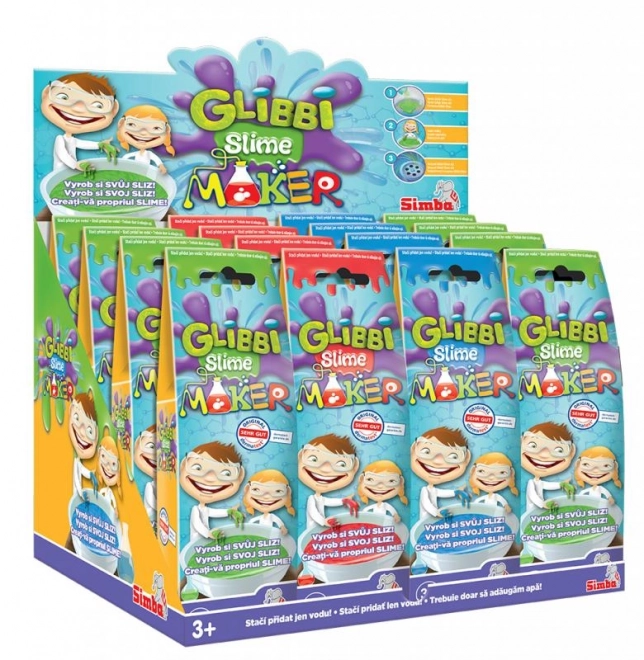 Glibbi Slime Maker sluz, 3 vrste
