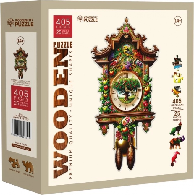 Drvene puzzle Sat s kukavicom