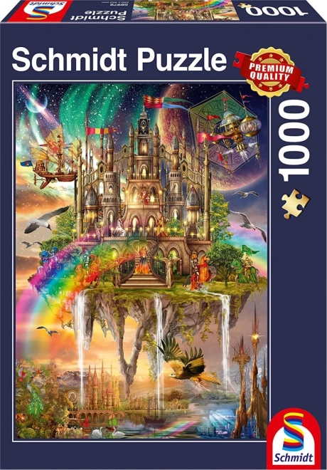 Puzzle Grad u oblacima 1000 dijelova