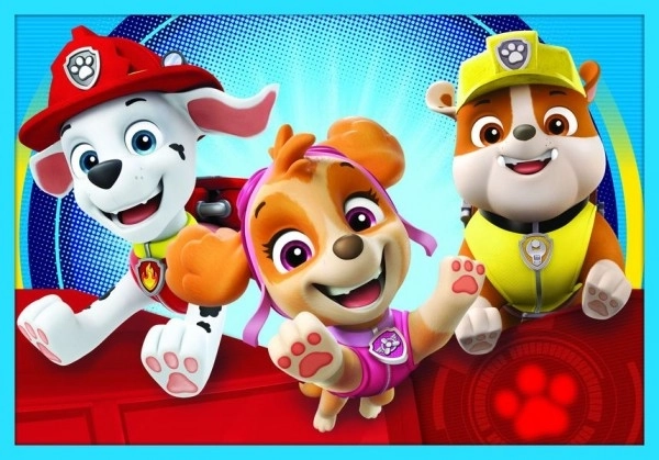 Puzzle Paw Patrol Psići u ophodnji 10u1 Pouzdan tim u kutiji 40x27x6cm