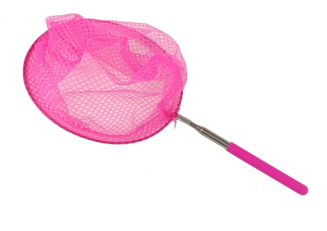 Sklopiva teleskopska mrežica za leptire i insekte 85cm - ružičasta