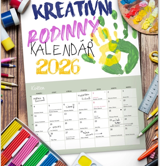 Kreativni obiteljski kalendar 2026