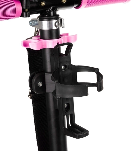 Sklopivi gradski romobil za djecu s velikim kotačima (200 mm) – ružičasta