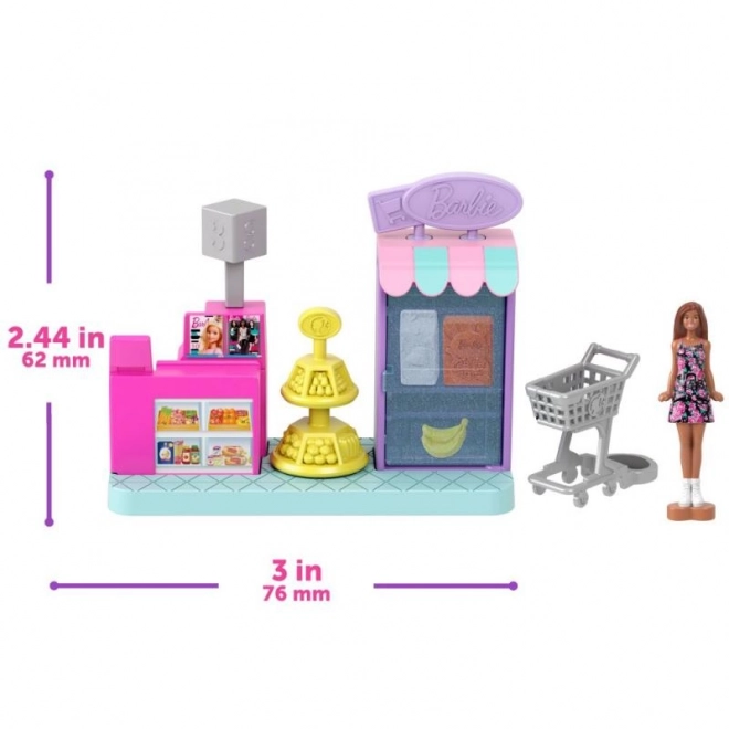 Barbie Mini Barbieland Supermarket Set