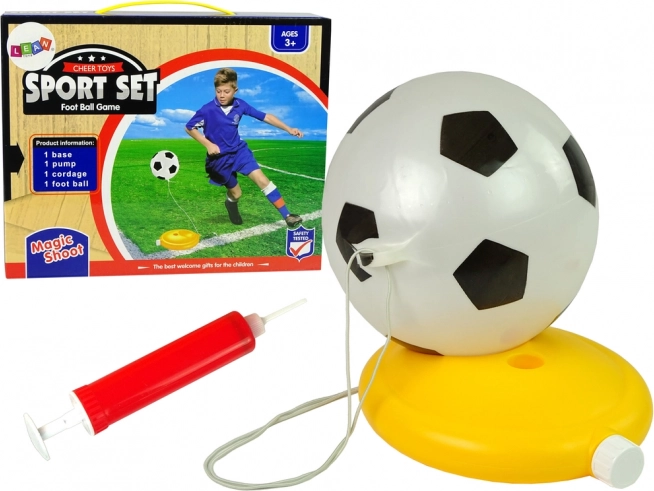 Set nogometne lopte na užetu s pumpicom