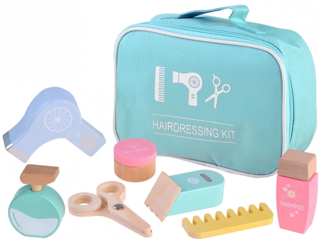 Set drvenih igračaka za frizera Barber