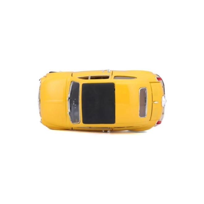 Bburago model automobila Fiat 500 F 1965 žuti 1:24
