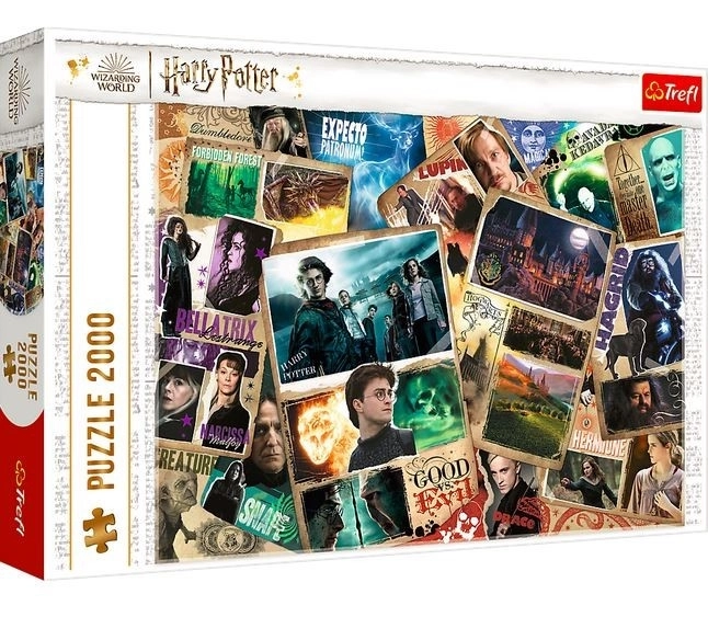 Puzzle 2000 dijelova Harry Potter Junaci