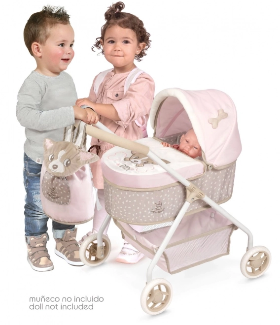 DeCuevas 86043 Moj prvi kolica za lutke s ruksakom DIDI 2021 - 56 cm