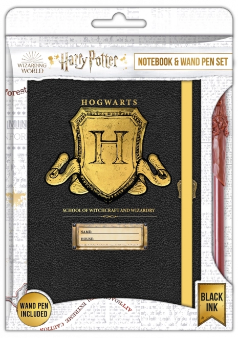 Set bilježnica i olovke Harry Potter Hogwarts