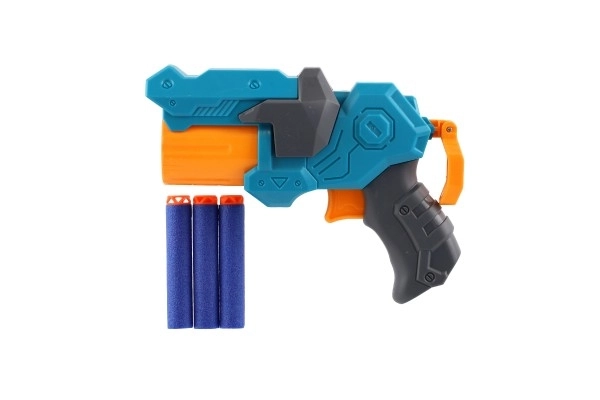 Plastični pištolj za pjenaste metke + 3 metka