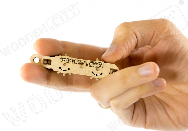 Drveni 3D puzzle mini set sportskih automobila