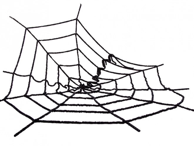 Umjetna crna paukova mreža za Halloween