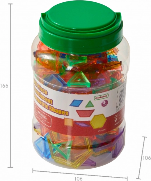 Šareni LED panel MASTERKIDZ s Montessori mozaikom 140 kom