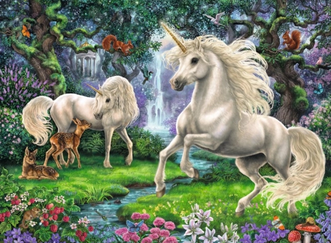 Ravensburger dječje puzzle Tajanstveni jednorogovi 200 dijelova