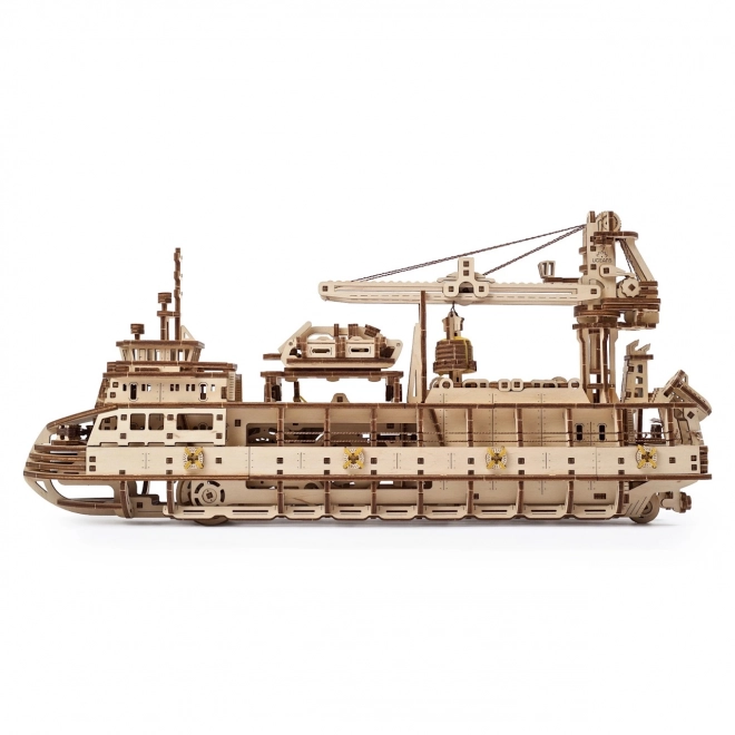 Ugears 3D slagalica - Istraživački parobrod 575 dijelova