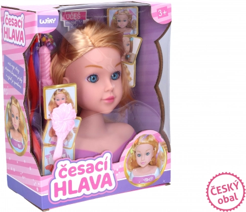 Glava za češljanje s priborom 22 cm
