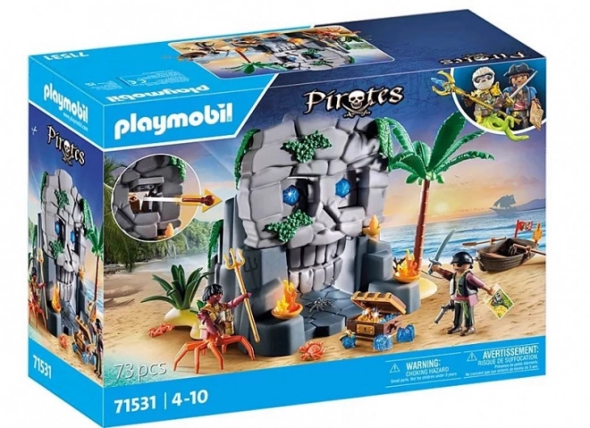 Igraći set PLAYMOBIL Pirati - Otok lubanja