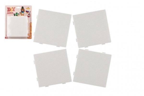 Podložak za glačanje perlica Hama - spojni kvadrat 4 kom na karti 20x24x3cm