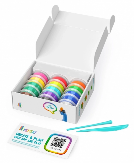 Plastična masa Hey Clay set Dinosauri