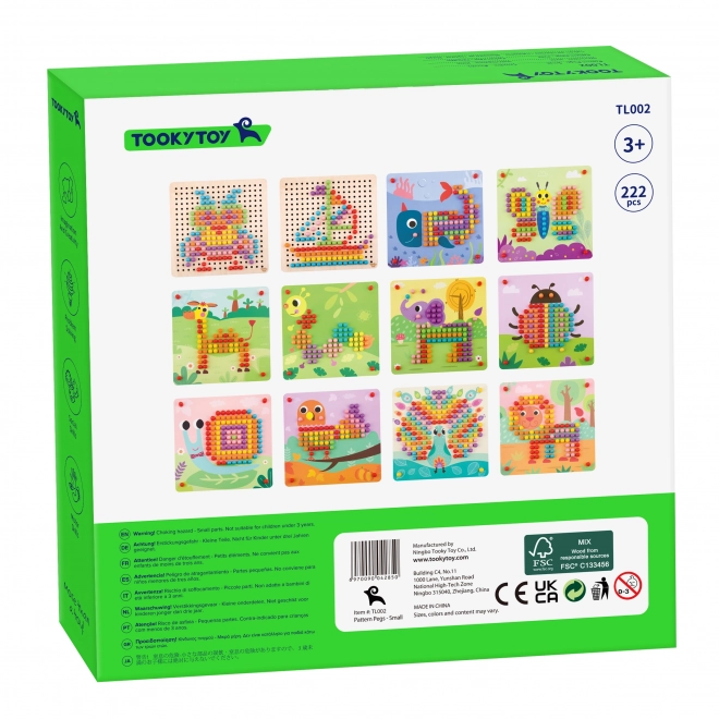 Drvena slagalica s kvačicama od Tooky Toy