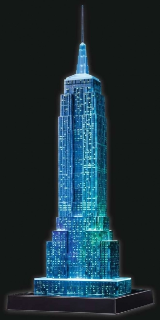 RAVENSBURGER Svjetleća 3D slagalica Noćna edicija Empire State Building 216 dijelova