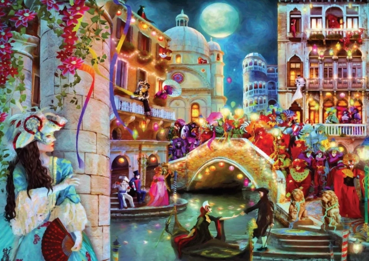Clementoni Puzzle Karnevalski Mjesec 1000 dijelova