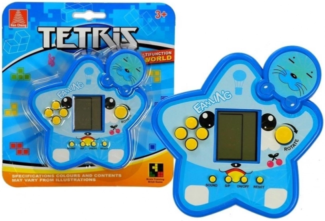 Elektronička igra TETRIS u obliku zvijezde – plava