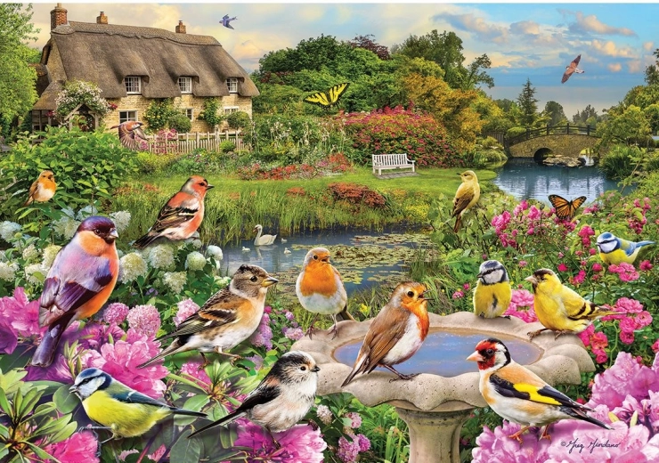 GIBSONS Puzzle Pjev ptica uz potok XL 250 dijelova