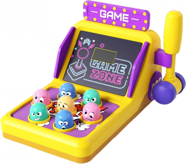 Igra Spretnosti Whack A Mole Automat S Čekićem Svjetla Zvukovi