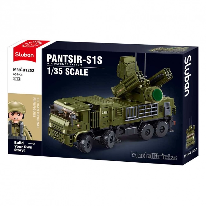 Konstrukcijski set Pantsir S1S u mjerilu 1:35