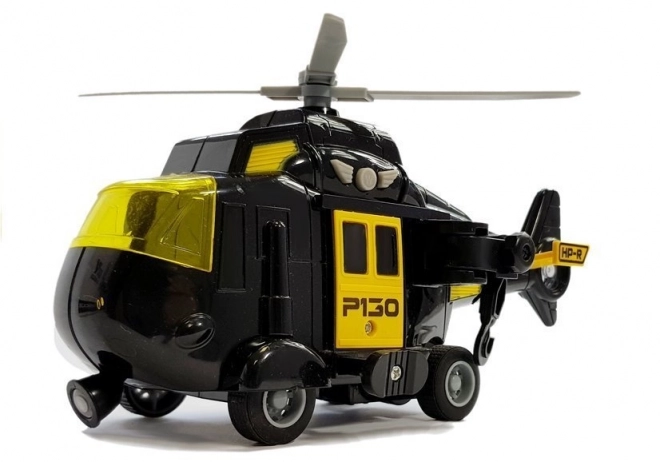 Spasilački helikopter na baterije s svjetlima i zvukovima