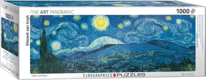 Panoramske puzzle Zvjezdana noć 1000 dijelova