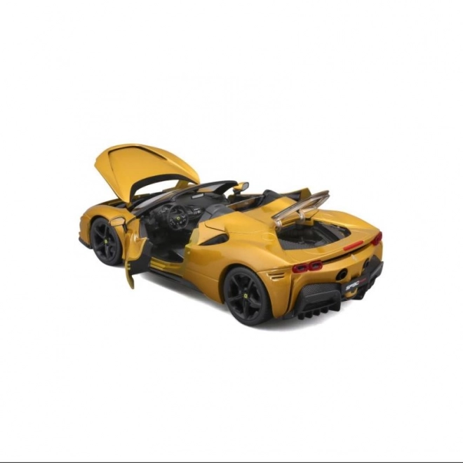 Bburago Ferrari SF90 Spider u mjerilu 1:18 - žuti