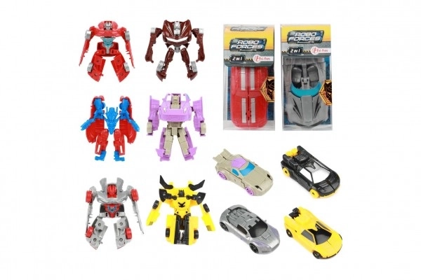 Transformer auto/robot plast 10 cm mix boja u plastičnoj kutiji 5x10,5cm