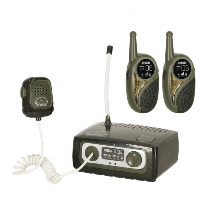 Dječji set Walkie Talkie s centralnom jedinicom Explorer