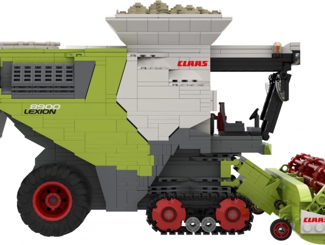 Građevni set Brixies Plus Claas Lexion 8900 Terra Trac s prikolicom