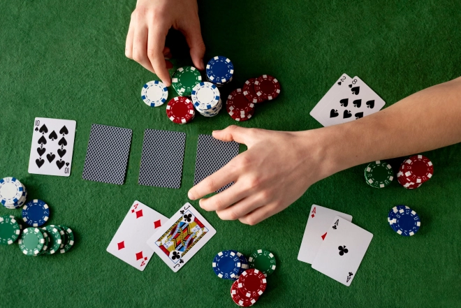 Set za Blackjack Poker 300 žetona 2 špila karata Igraća podloga Zaključavajuća torbica za nošenje