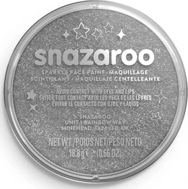 Snazaroo sjajna boja za lice siva 18 ml